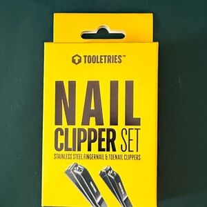 Tooletries Yellow Nail Clipper Set